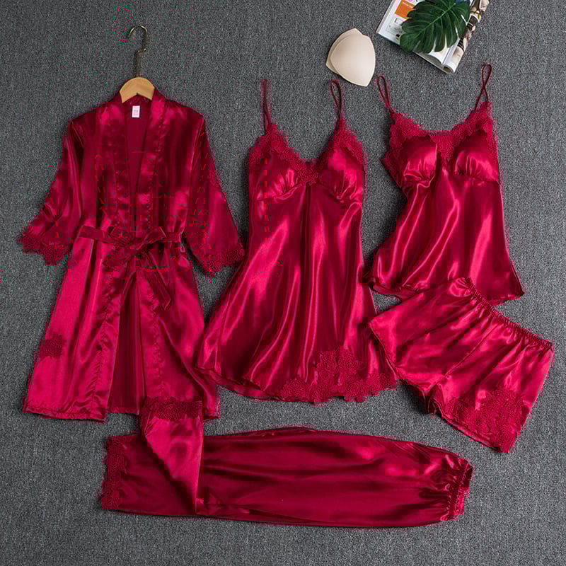 Helene | Conjunto de pijama de 5 piezas