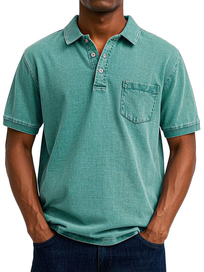 Maxime™ | Polo casual vintage para hombre