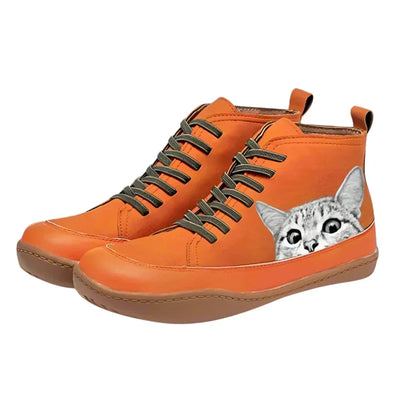 Fenna -  Botines para amantes de los gatos