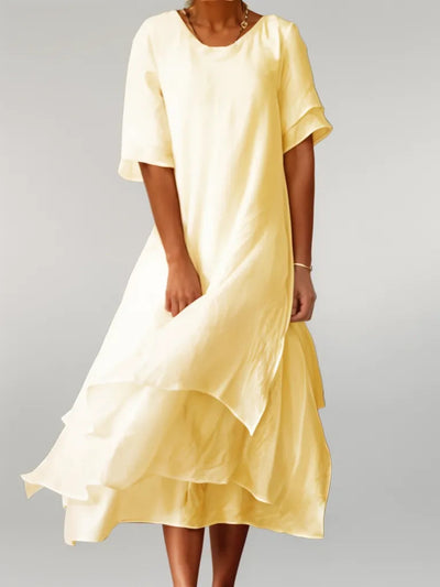 Isilde – Elegante vestido largo de primavera/verano