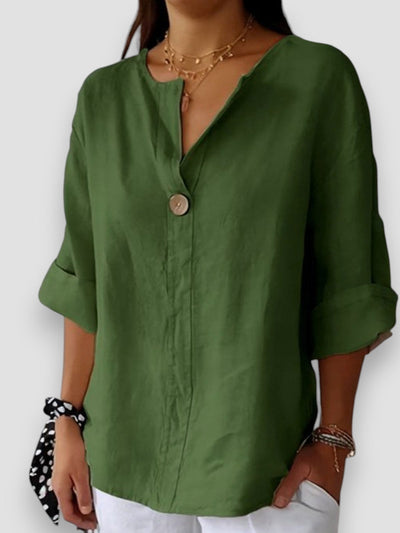 Tessa - Blusa informal con cuello en V