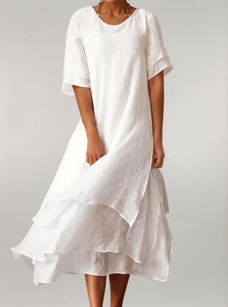Isilde – Elegante vestido largo de primavera/verano