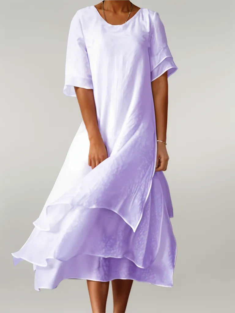 Isilde – Elegante vestido largo de primavera/verano