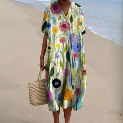 Nicole | Vestido floral de verano