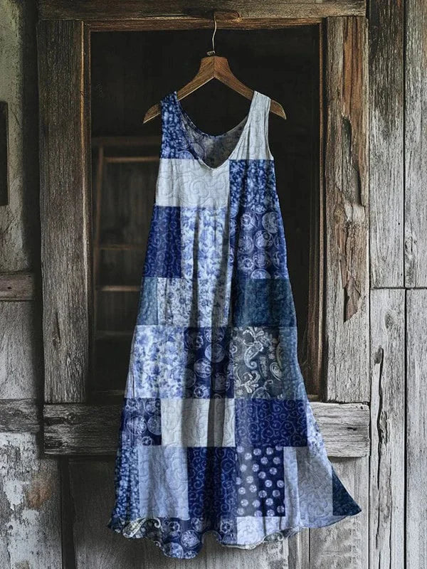 Suzon – Vestido fresco estampado a cuadros