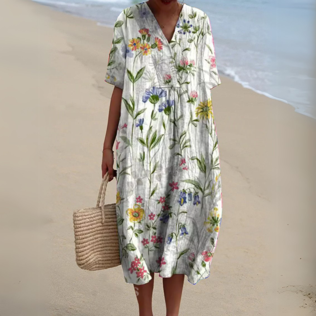 Nicole | Vestido floral de verano