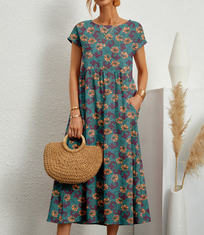 Liliane™ | Vestido fluido con estampado floral