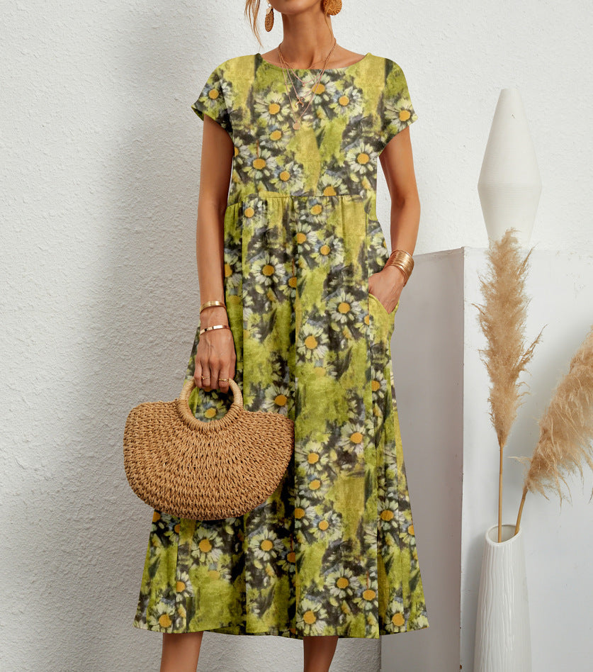 Liliane™ | Vestido fluido con estampado floral