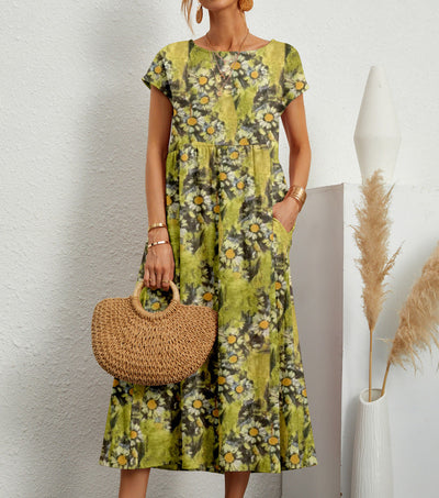 Liliane™ | Vestido fluido con estampado floral