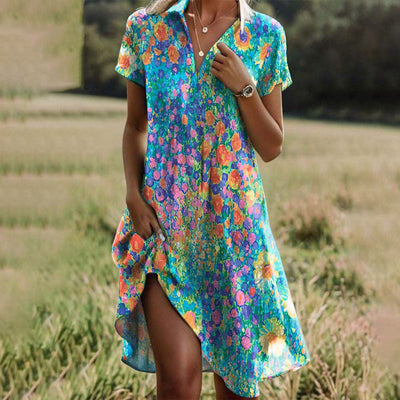 Ellie | Vestido midi fluido
