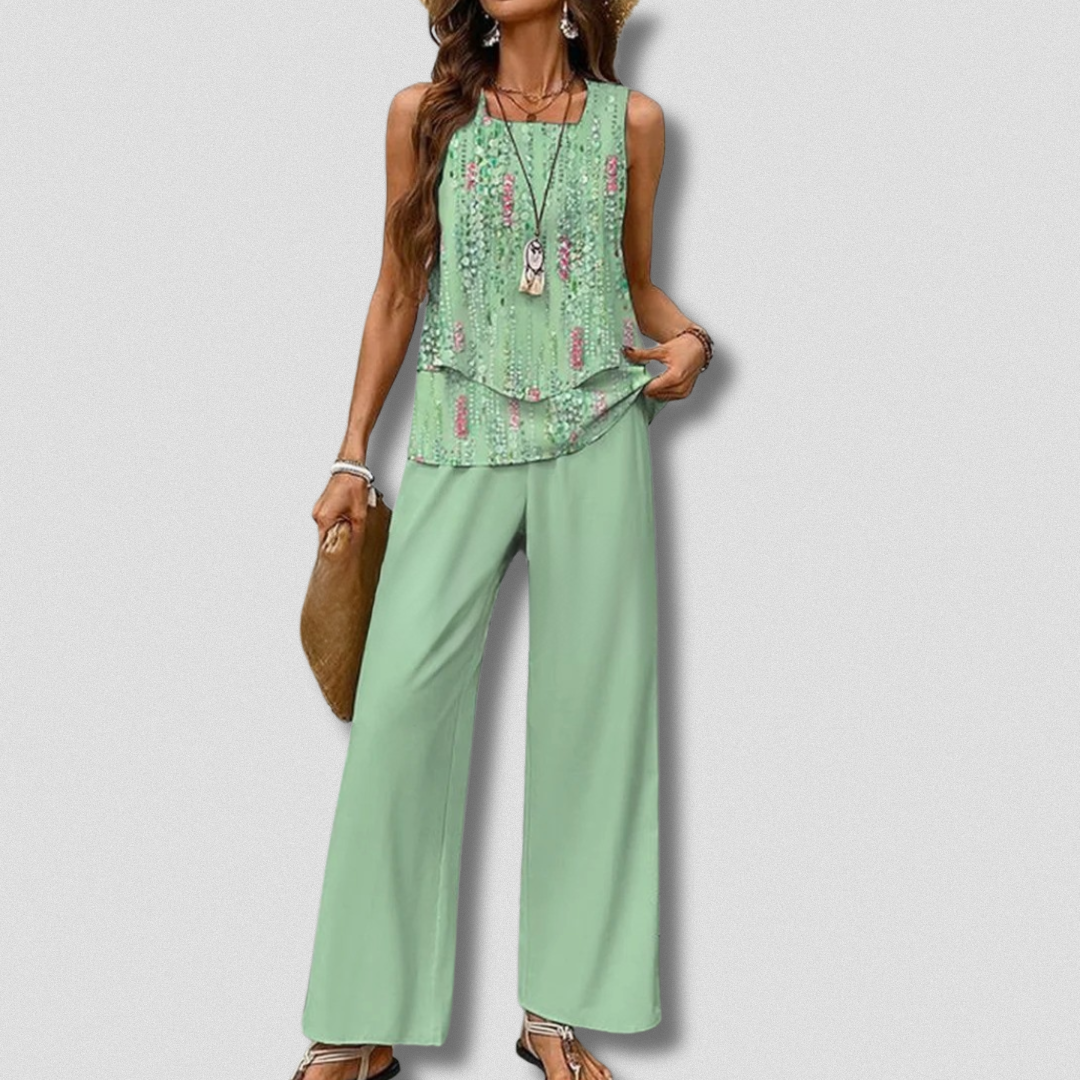 Norah™ | Conjunto boho chic para mujer hecho a mano