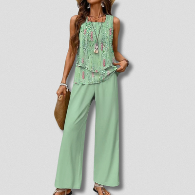 Norah™ | Conjunto boho chic para mujer hecho a mano