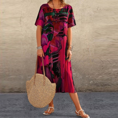 Yasmine™ | Vestido cómodo con estampado abstracto