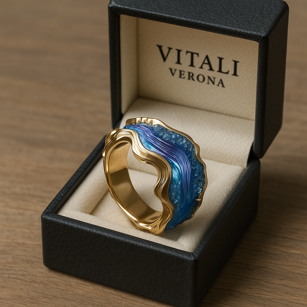 Pol - Anillo vintage de océano