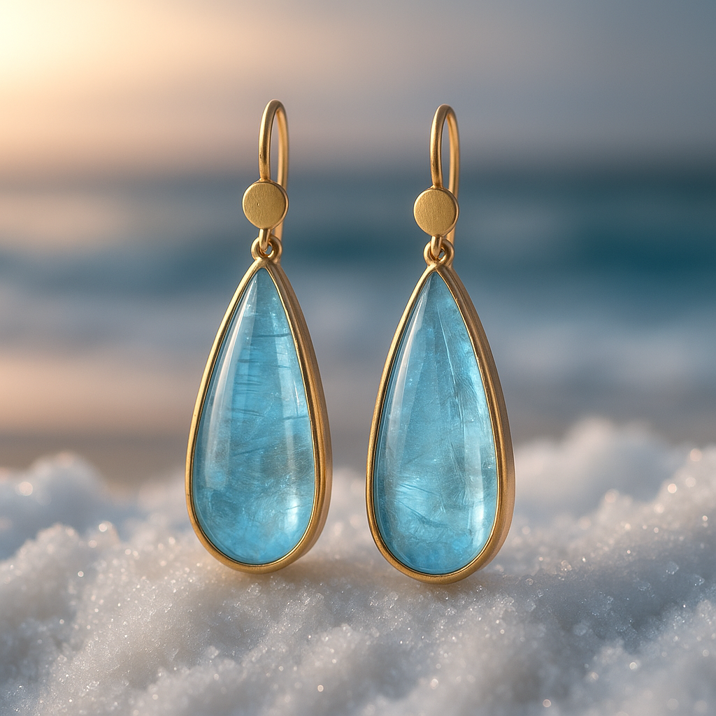 Pendientes Vínculo del mar infinito