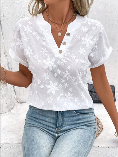 Amara – Elegante blusa blanca