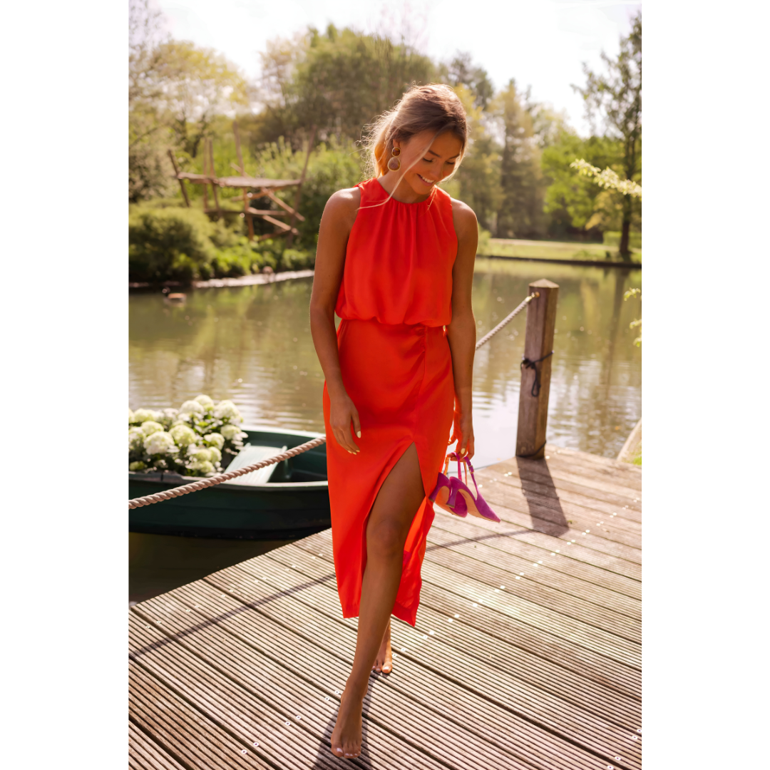 Kasia – Vestido Midi elegante primavera verano