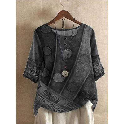Valarie - Top bohemio colorido