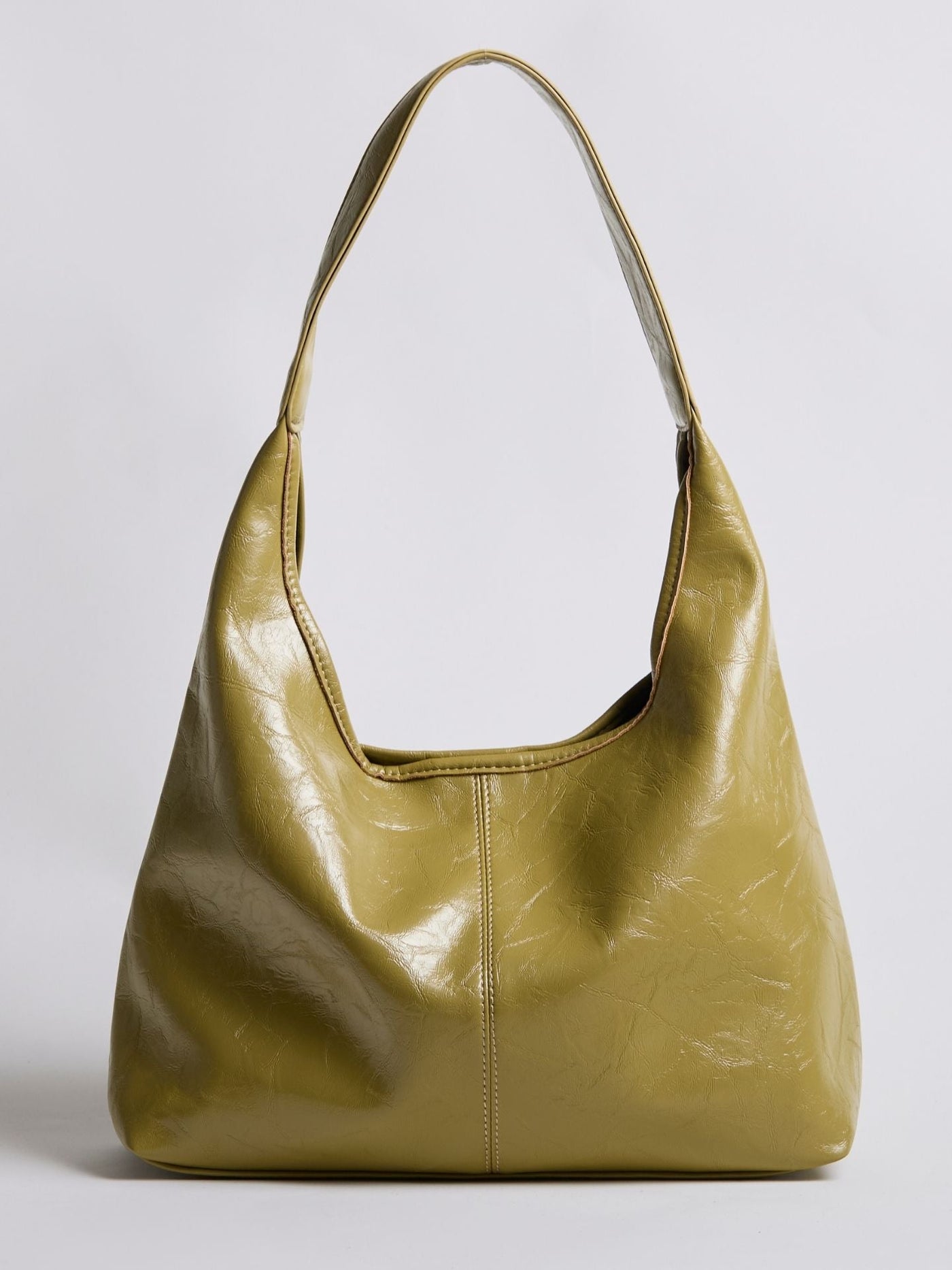 Bolso de mano Scarlett de piel desgastada