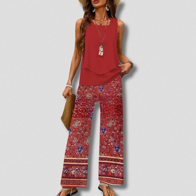 Norah™ | Conjunto boho chic para mujer hecho a mano