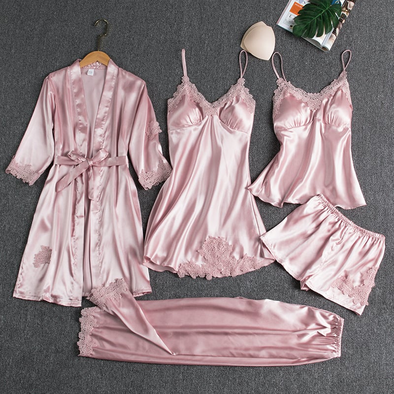 Helene | Conjunto de pijama de 5 piezas