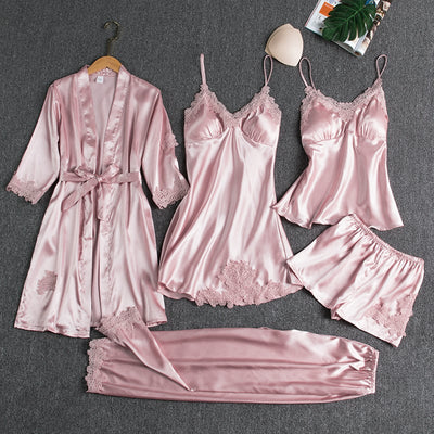 Helene | Conjunto de pijama de 5 piezas