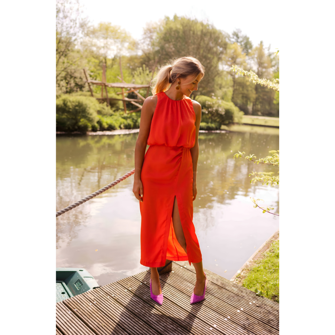 Kasia – Vestido Midi elegante primavera verano