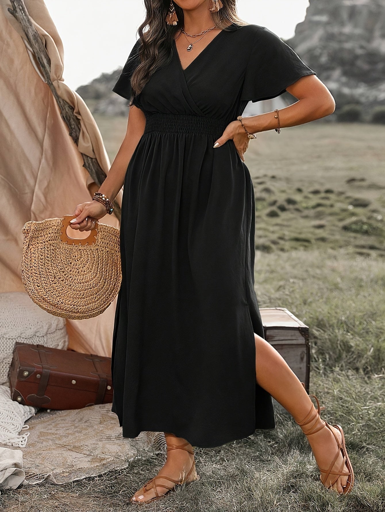 Mary™ - Elegante vestido de verano con escote en V