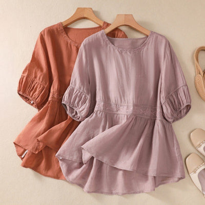 Laurienne™ | Blusa acampanada bordada