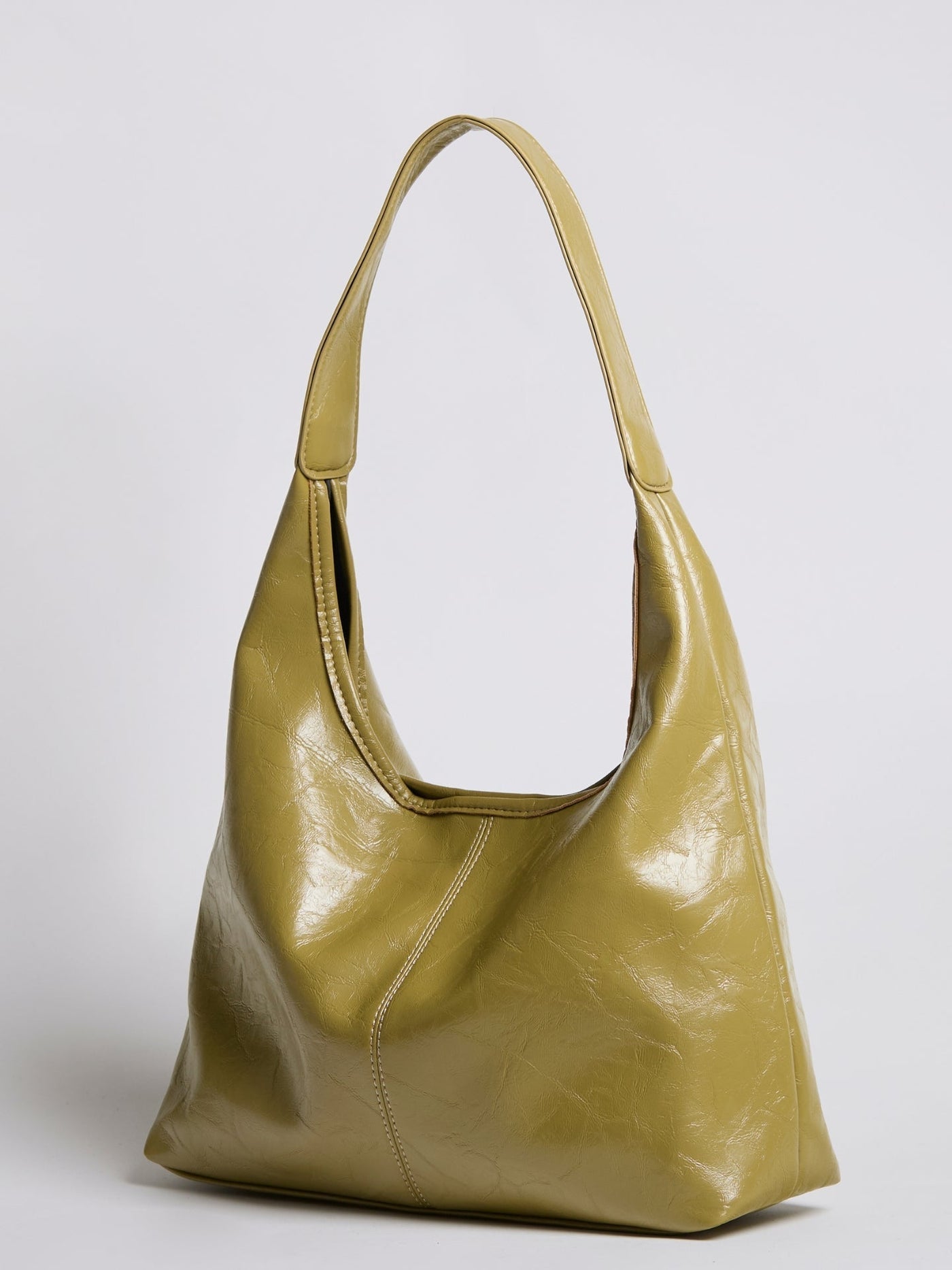 Bolso de mano Scarlett de piel desgastada