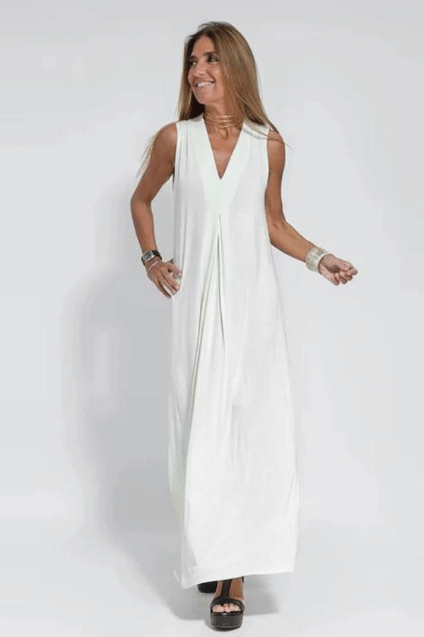 Belle™ - Vestido elegante y largo con chaleco para mujer