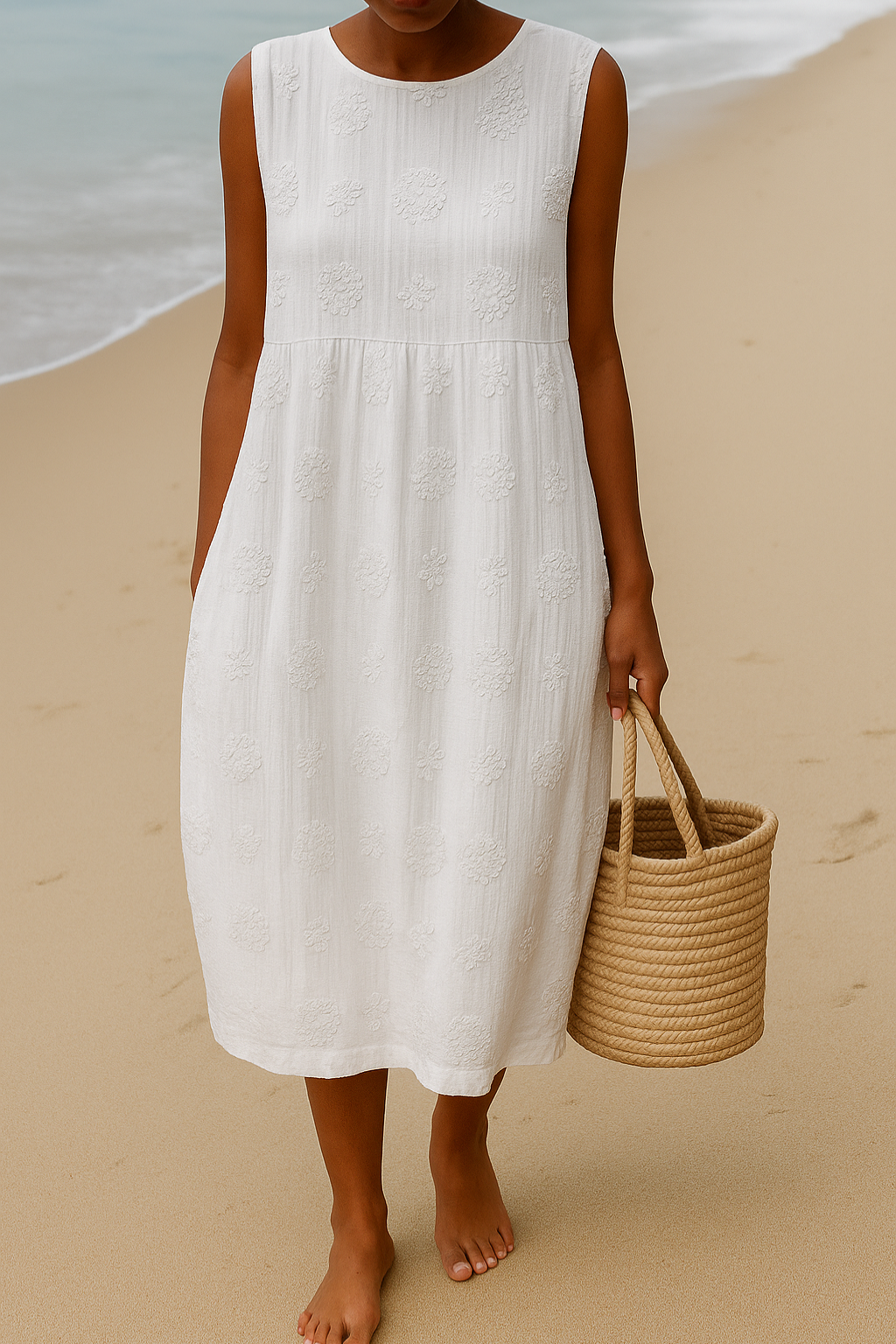 Elena | Vestido bordado para una elegancia natural