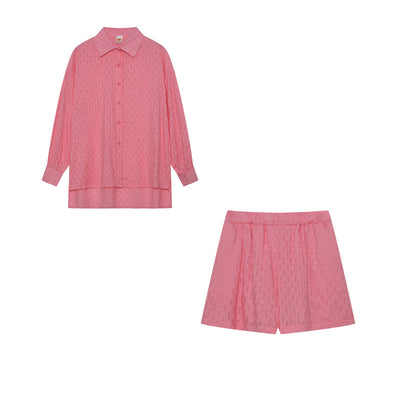 Maude | Conjunto elegante de camisa y pantalones cortos