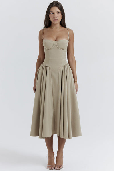 Kiki | Vestido midi retro