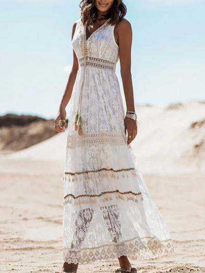 Nina | Vestido bohemio de lujo (Casi agotado)
