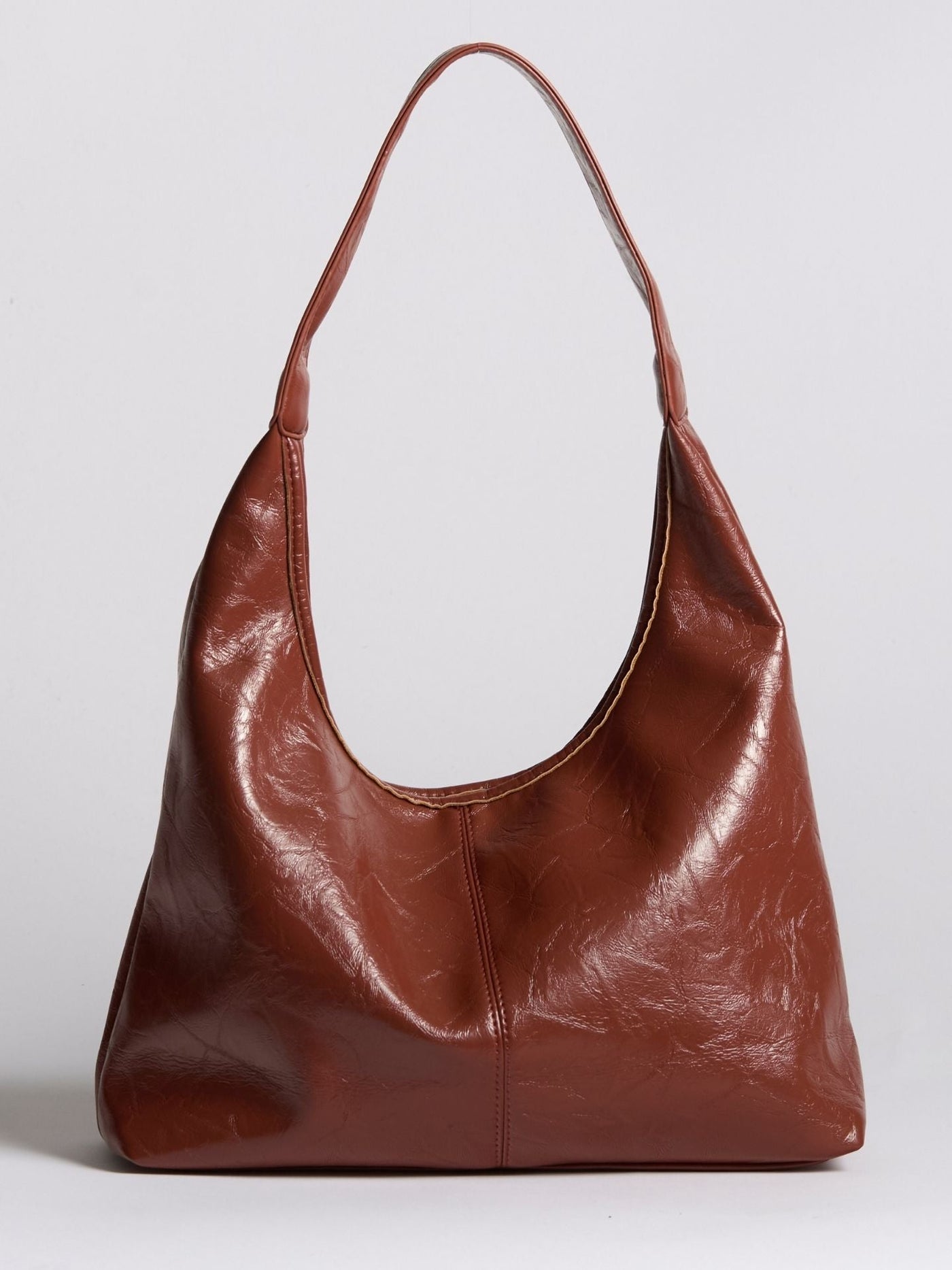 Bolso de mano Scarlett de piel desgastada