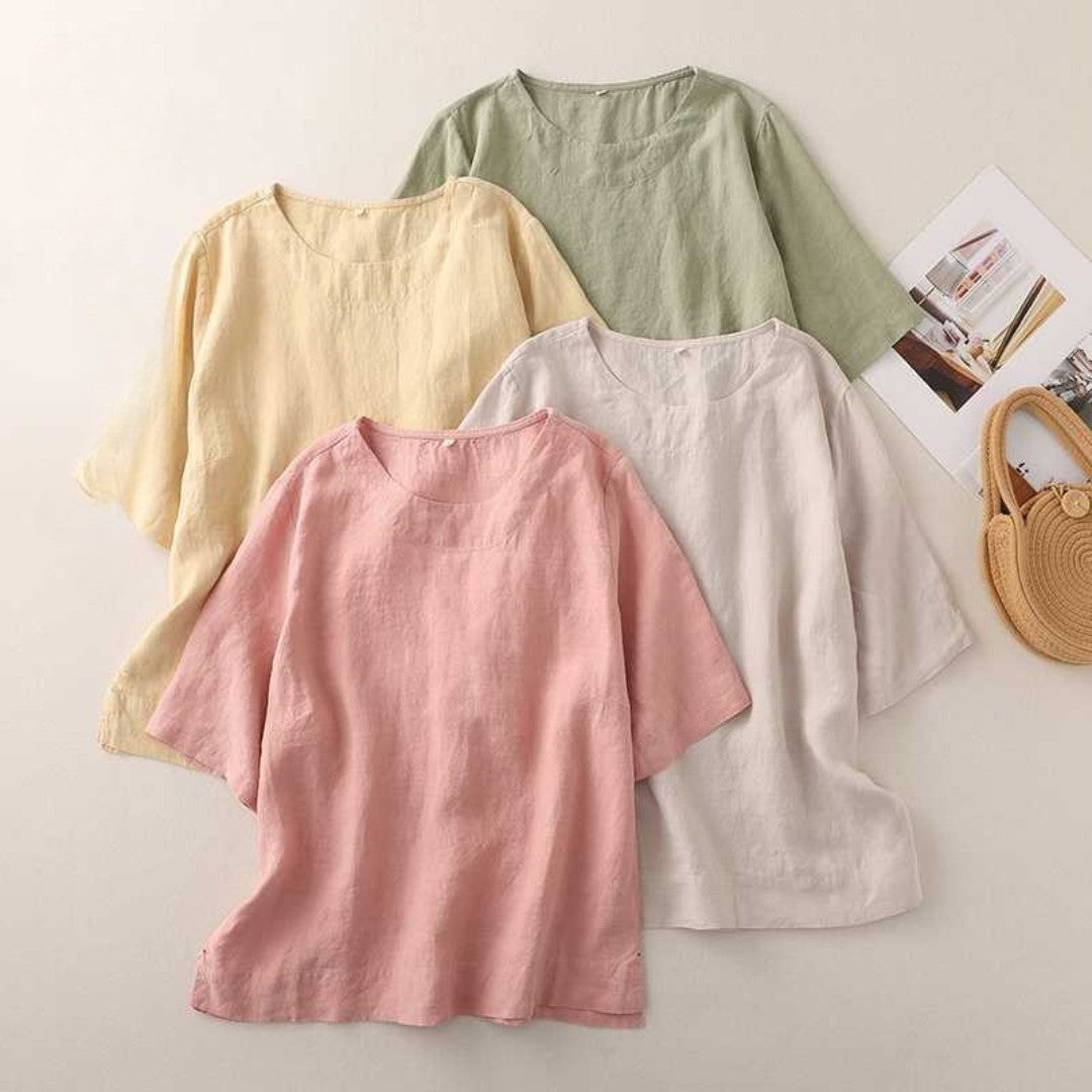 Laurienne™ | Camiseta lisa