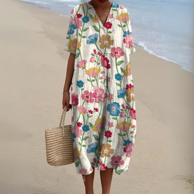 Nicole | Vestido floral de verano