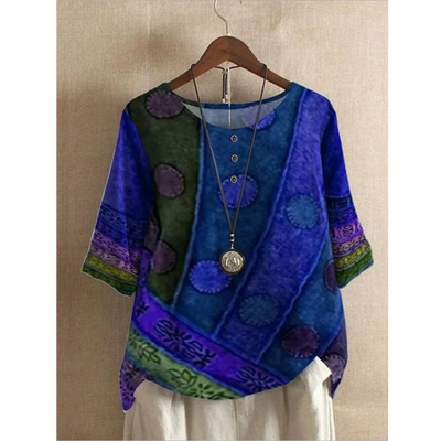 Valarie - Top bohemio colorido