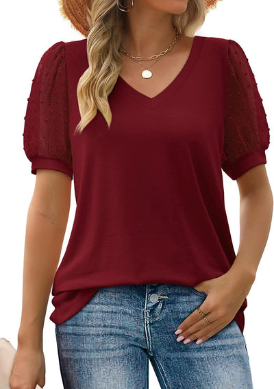 Lara | Top elegante con cuello en V