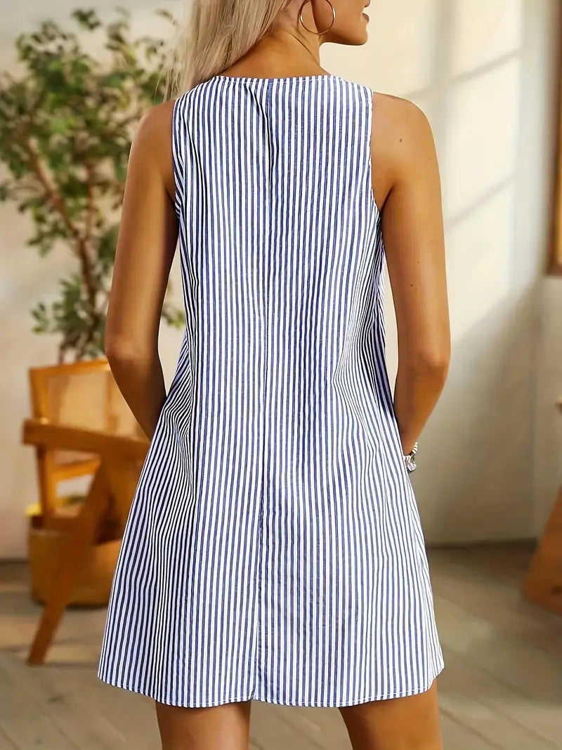 Selene™ | Elegante vestido de verano a rayas