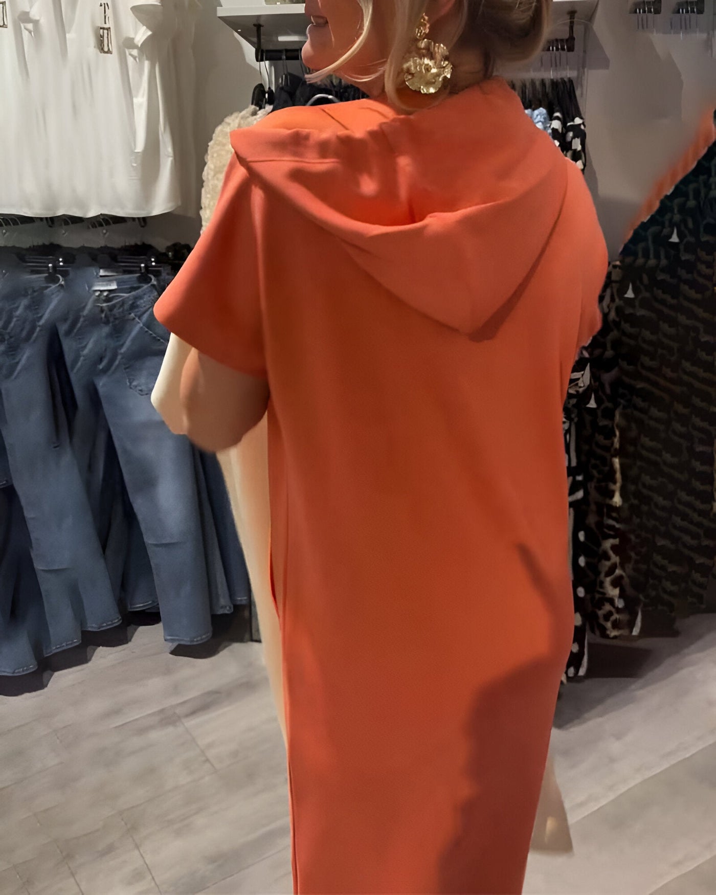 Saskia™ | Vestido casual con capucha
