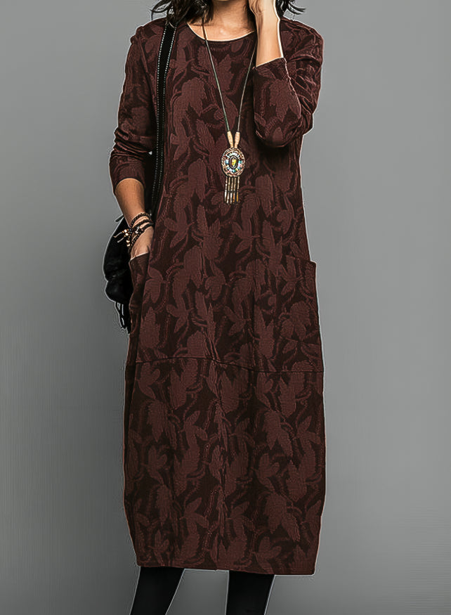 Cassie™ - Vestido informal de invierno con cuello redondo