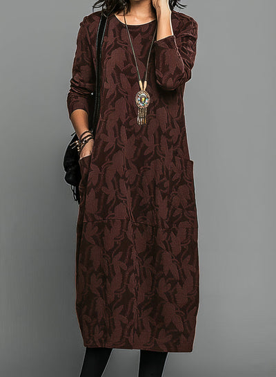 Cassie™ - Vestido informal de invierno con cuello redondo