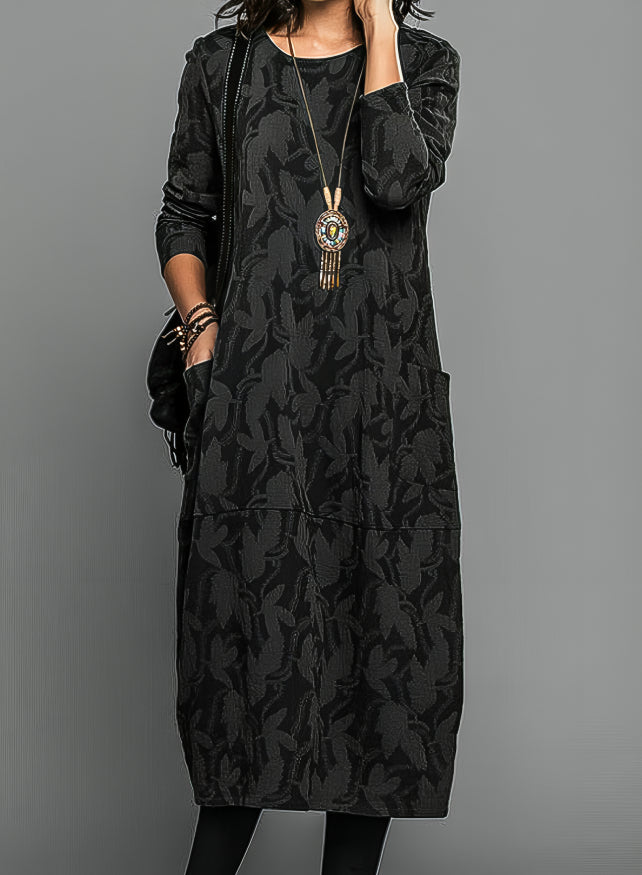 Cassie™ - Vestido informal de invierno con cuello redondo