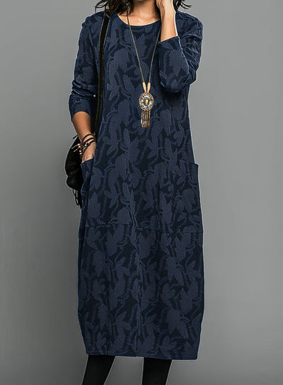 Cassie™ - Vestido informal de invierno con cuello redondo