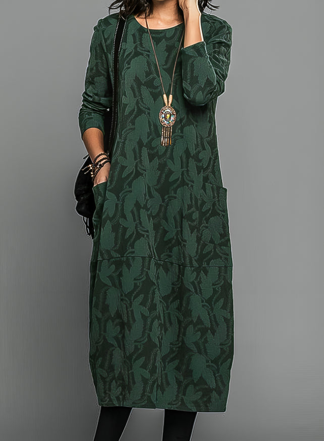 Cassie™ - Vestido informal de invierno con cuello redondo