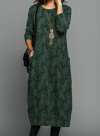 Cassie™ - Vestido informal de invierno con cuello redondo