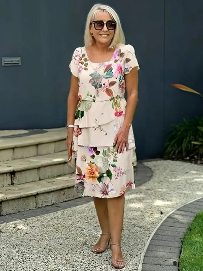 Émilie – Elegante vestido largo floral