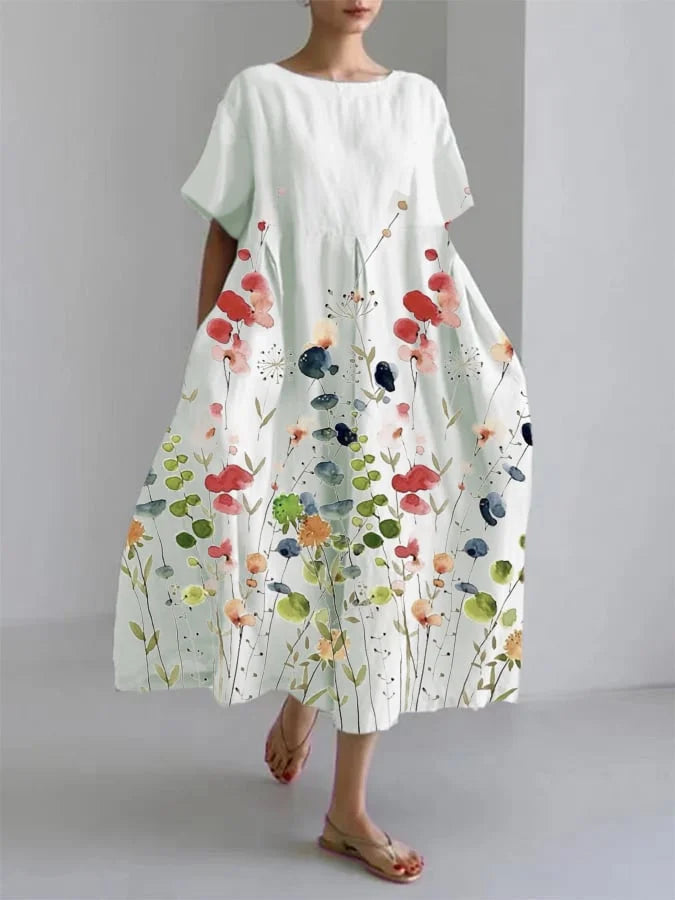 AMELIA - VESTIDO CASUAL FLORES DE PRIMAVERA